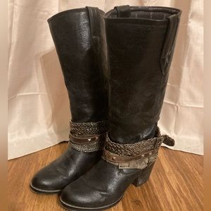 Black Durango fashion boots